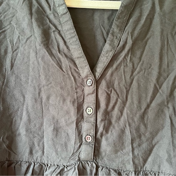 Jacqueline de Yong Black Long Popover Tunic Shirt 3/4 Sleeve EU 34 (XS-S) - Picture 5 of 12